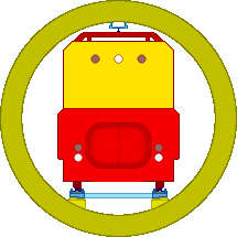 Palettenmule im U-Bahn-Rohr