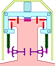 Querschnitt mit Isolator