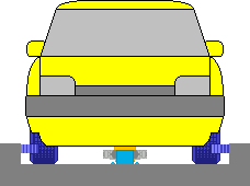 Gedocktes Auto Front