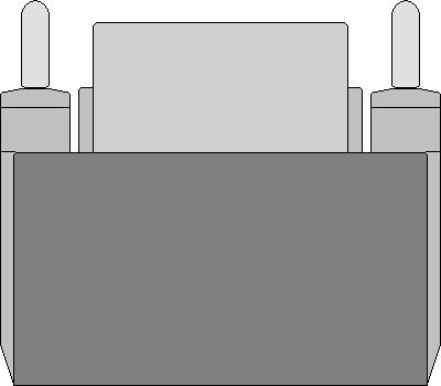 Stecker Draufsicht lang